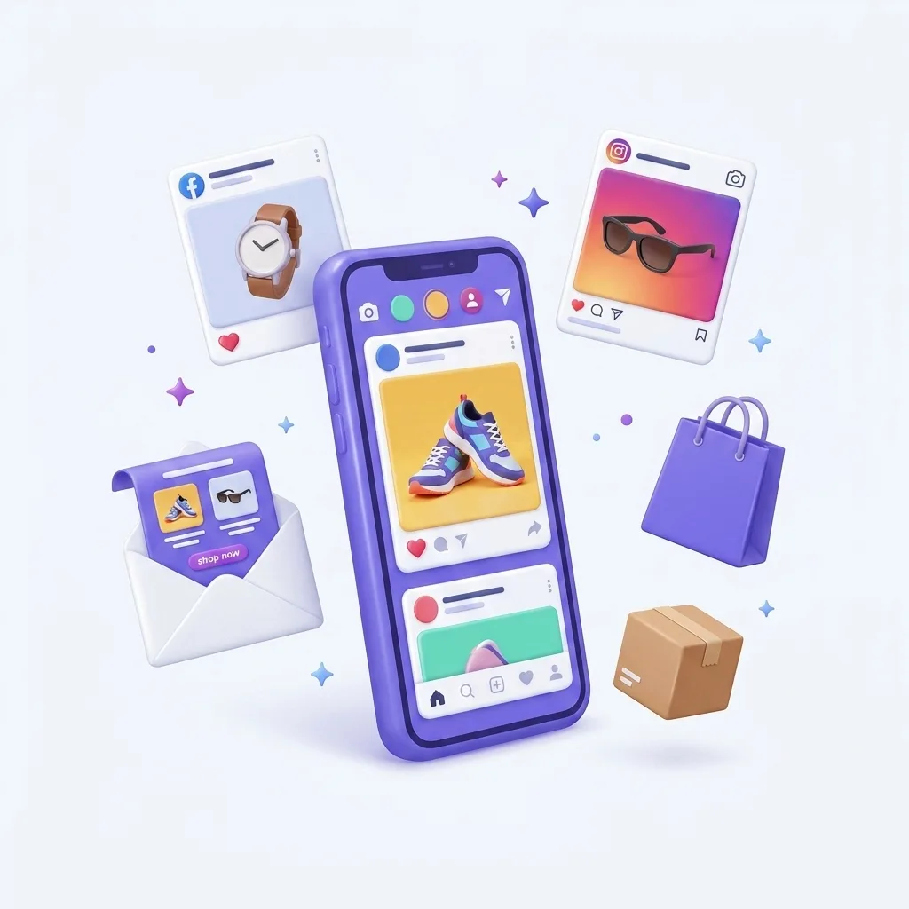 Content Ninja turns your webshop's products into social media posts (Facebook, Instagram), blog articles, newsletters and product descriptions automatically